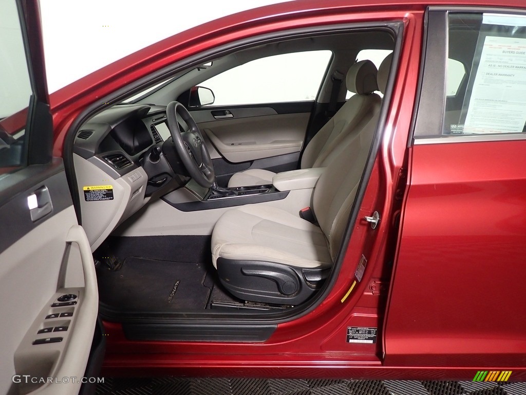 2016 Sonata SE - Venetian Red / Gray photo #17