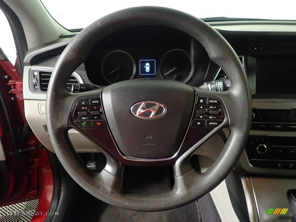 2016 Sonata SE - Venetian Red / Gray photo #21