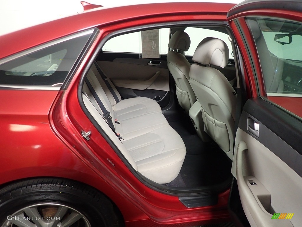 2016 Sonata SE - Venetian Red / Gray photo #31