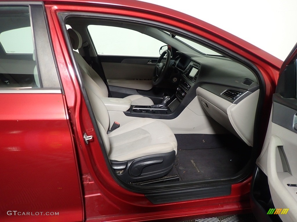 2016 Sonata SE - Venetian Red / Gray photo #33