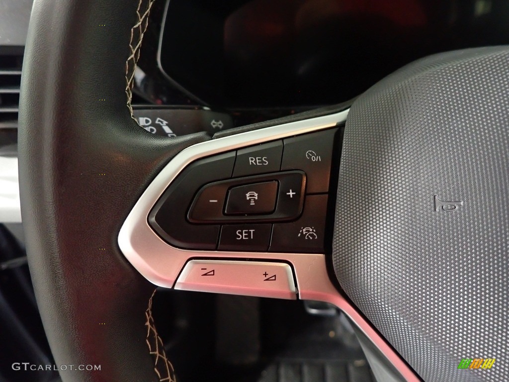 2022 Volkswagen Taos S Gray/Black Steering Wheel Photo #146376215