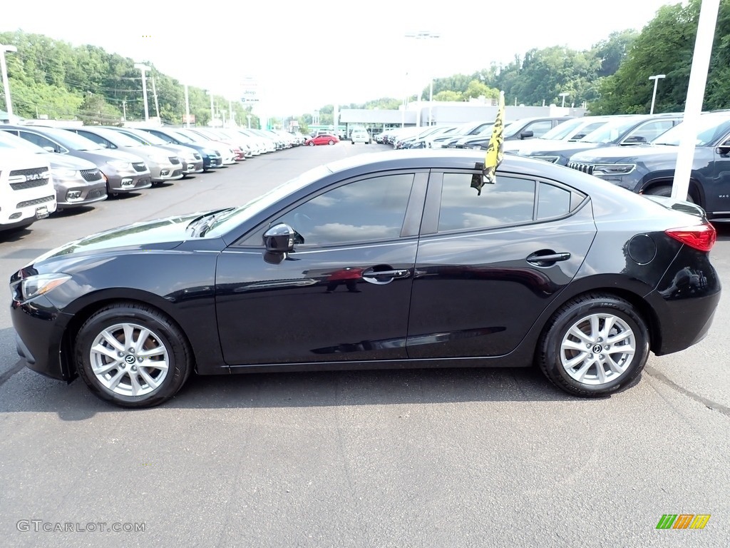 Jet Black Mica 2016 Mazda MAZDA3 i Touring 4 Door Exterior Photo #146376625