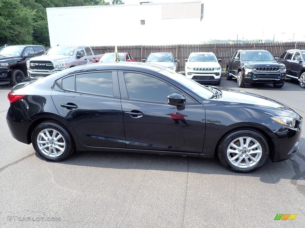 Jet Black Mica 2016 Mazda MAZDA3 i Touring 4 Door Exterior Photo #146376755