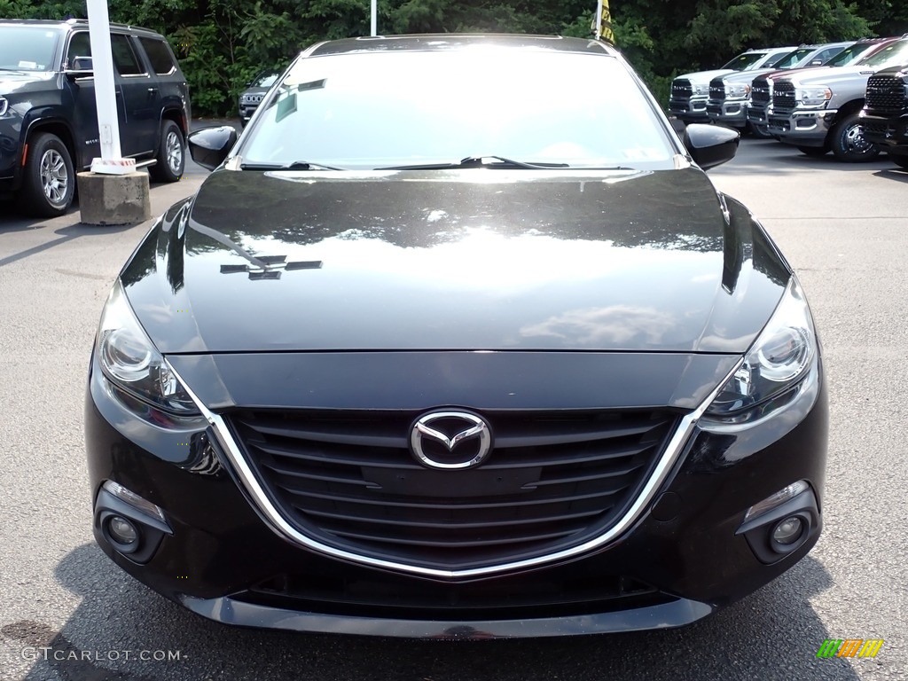Jet Black Mica 2016 Mazda MAZDA3 i Touring 4 Door Exterior Photo #146376808