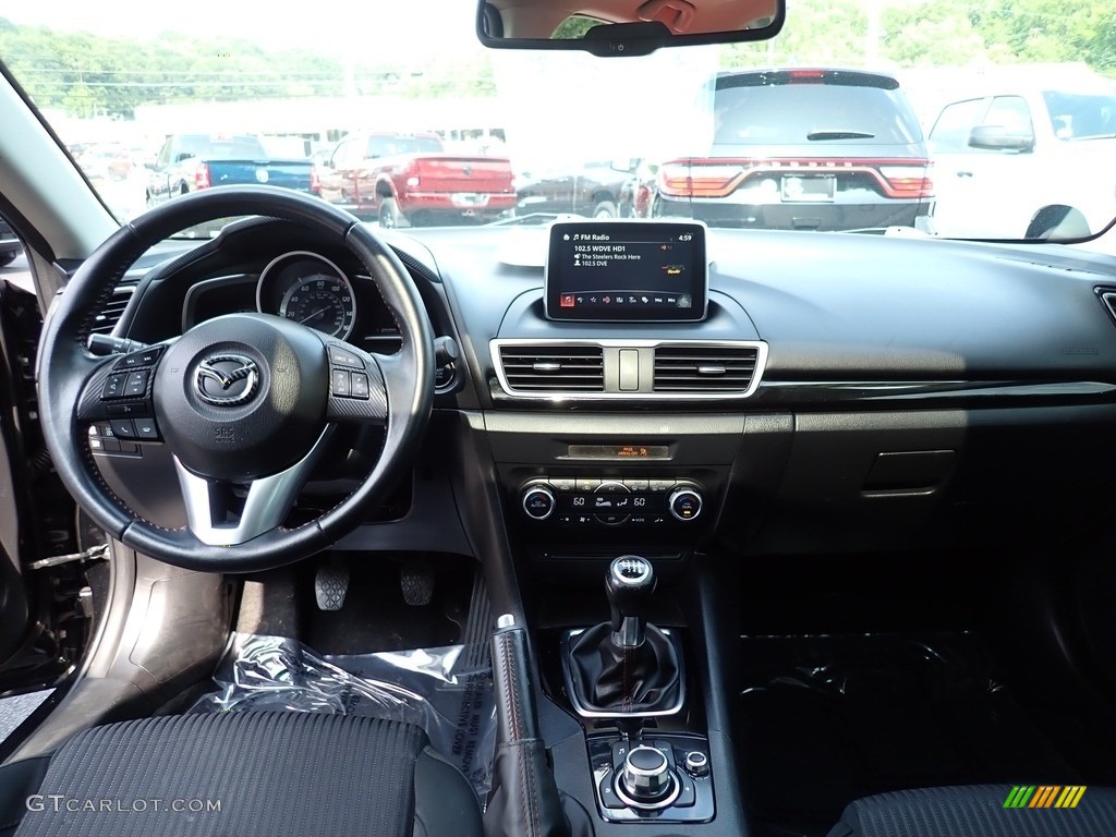 2016 Mazda MAZDA3 i Touring 4 Door Black Dashboard Photo #146376905