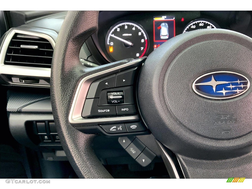2020 Subaru Forester 2.5i Black Steering Wheel Photo #146377100