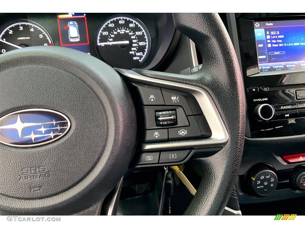 2020 Subaru Forester 2.5i Black Steering Wheel Photo #146377133