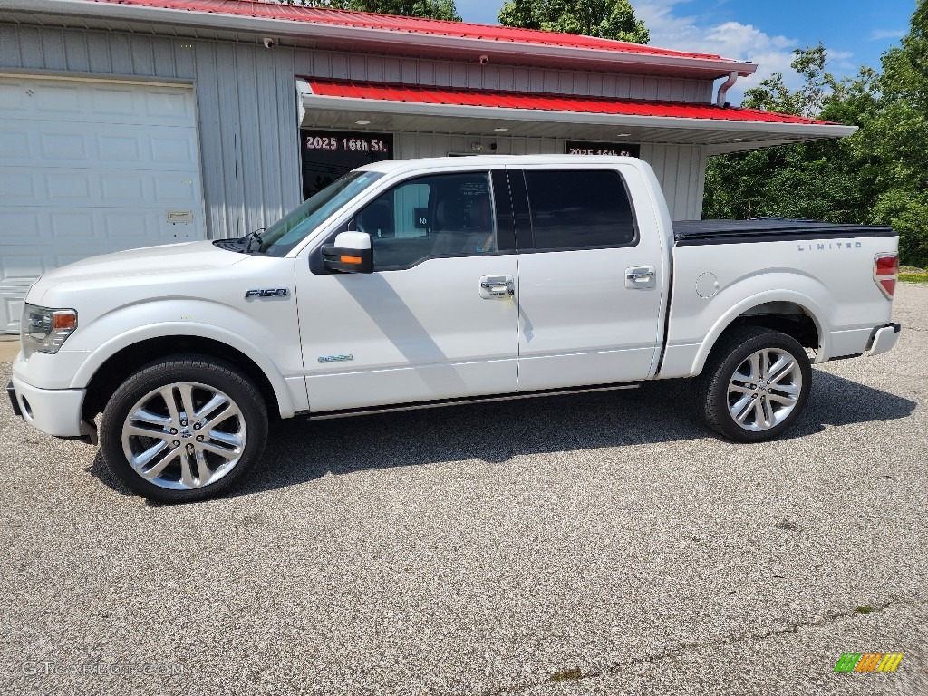 White Platinum Metallic Tri-Coat Ford F150