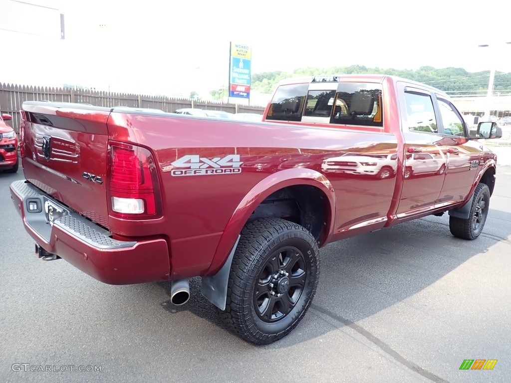 2018 2500 Laramie Crew Cab 4x4 - Delmonico Red Pearl / Black photo #6