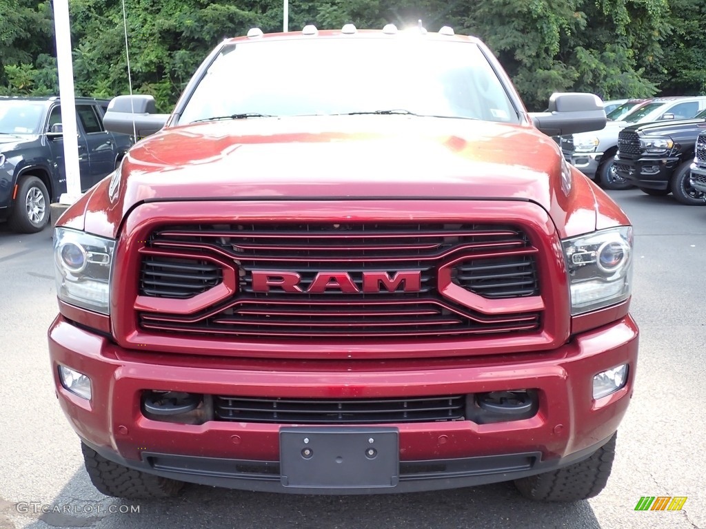 2018 2500 Laramie Crew Cab 4x4 - Delmonico Red Pearl / Black photo #9