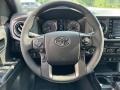 Black/Cement 2023 Toyota Tacoma TRD Sport Double Cab 4x4 Steering Wheel