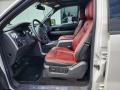 FX Sport Appearance Black/Red 2013 Ford F150 Limited SuperCrew 4x4 Interior Color