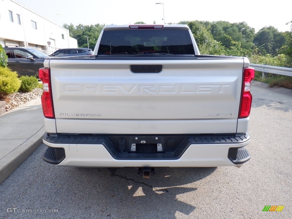 2021 Silverado 1500 Custom Crew Cab 4x4 - Silver Ice Metallic / Jet Black photo #15