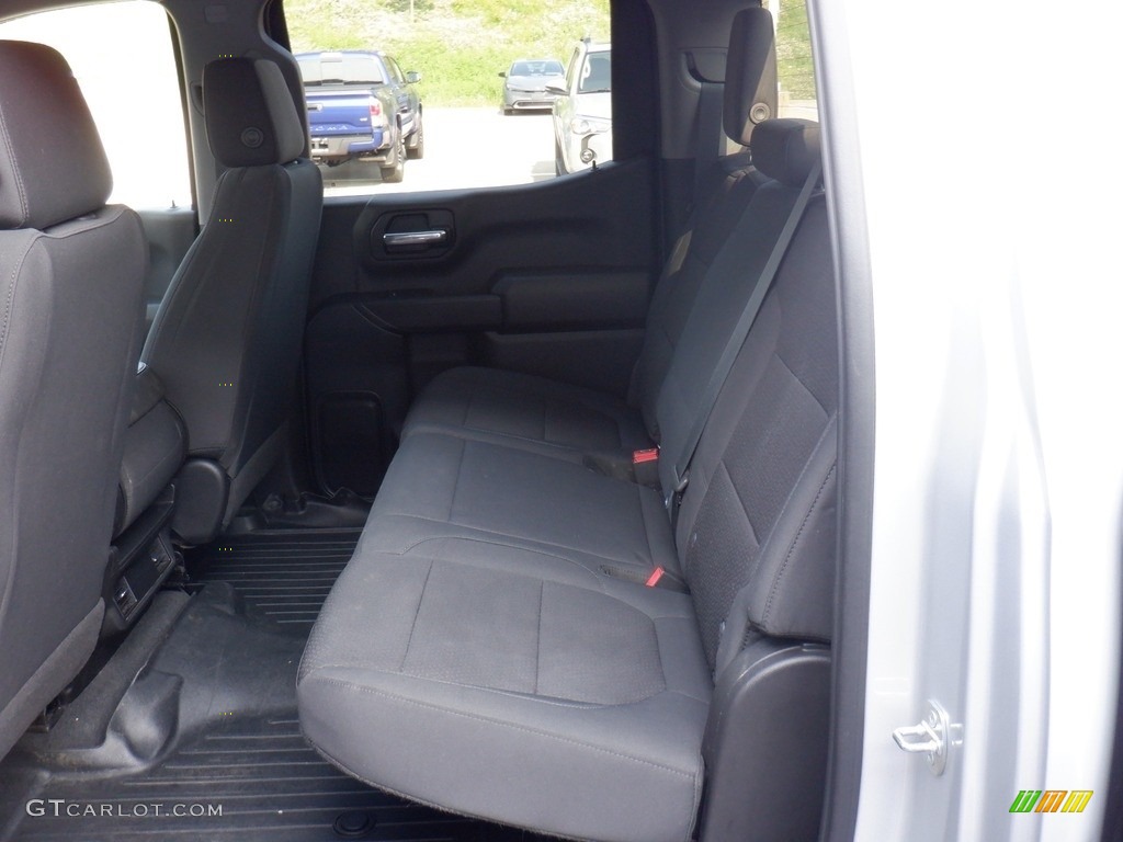 2021 Silverado 1500 Custom Crew Cab 4x4 - Silver Ice Metallic / Jet Black photo #28