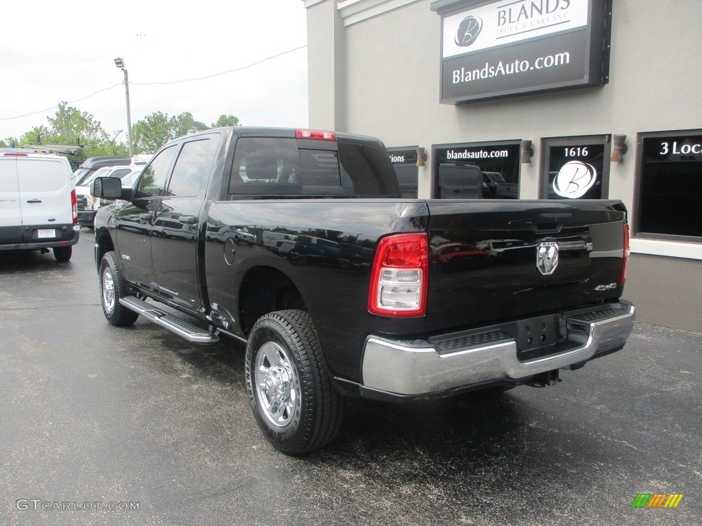 2020 2500 Tradesman Crew Cab 4x4 - Diamond Black Crystal Pearl / Black/Diesel Gray photo #3