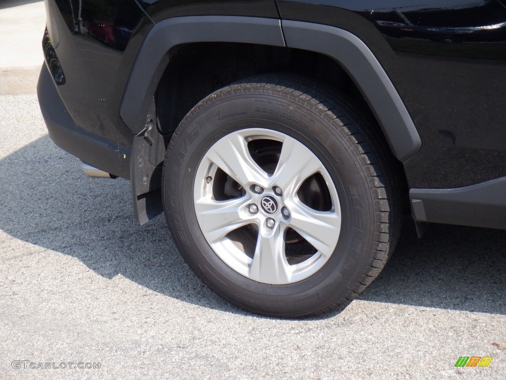2020 RAV4 XLE AWD - Midnight Black Metallic / Black photo #11