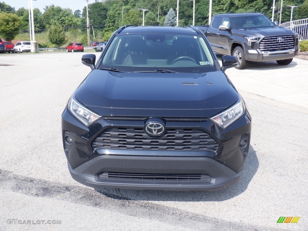 2020 RAV4 XLE AWD - Midnight Black Metallic / Black photo #12