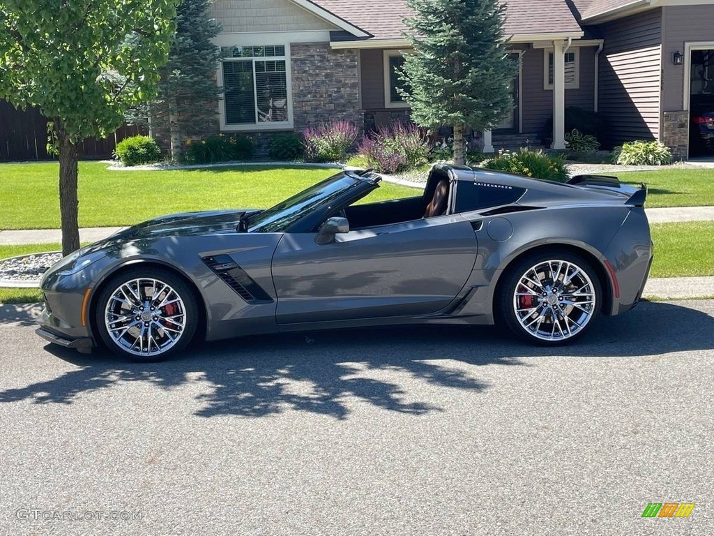 Shark Gray Metallic 2015 Chevrolet Corvette Z06 Coupe Exterior Photo #146379068