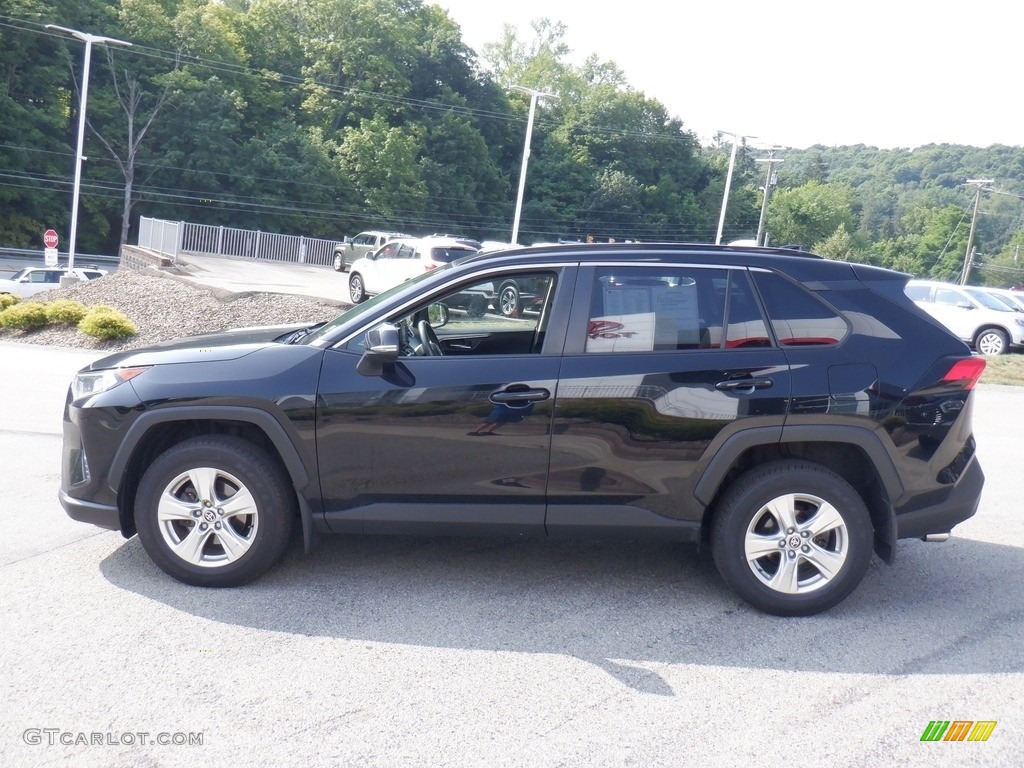 2020 RAV4 XLE AWD - Midnight Black Metallic / Black photo #14