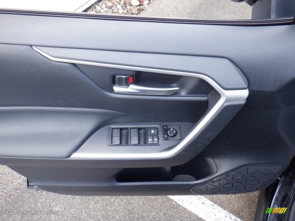 2020 RAV4 XLE AWD - Midnight Black Metallic / Black photo #19