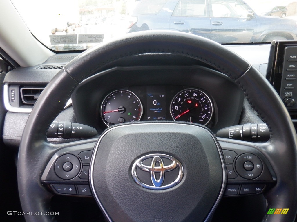 2020 RAV4 XLE AWD - Midnight Black Metallic / Black photo #26