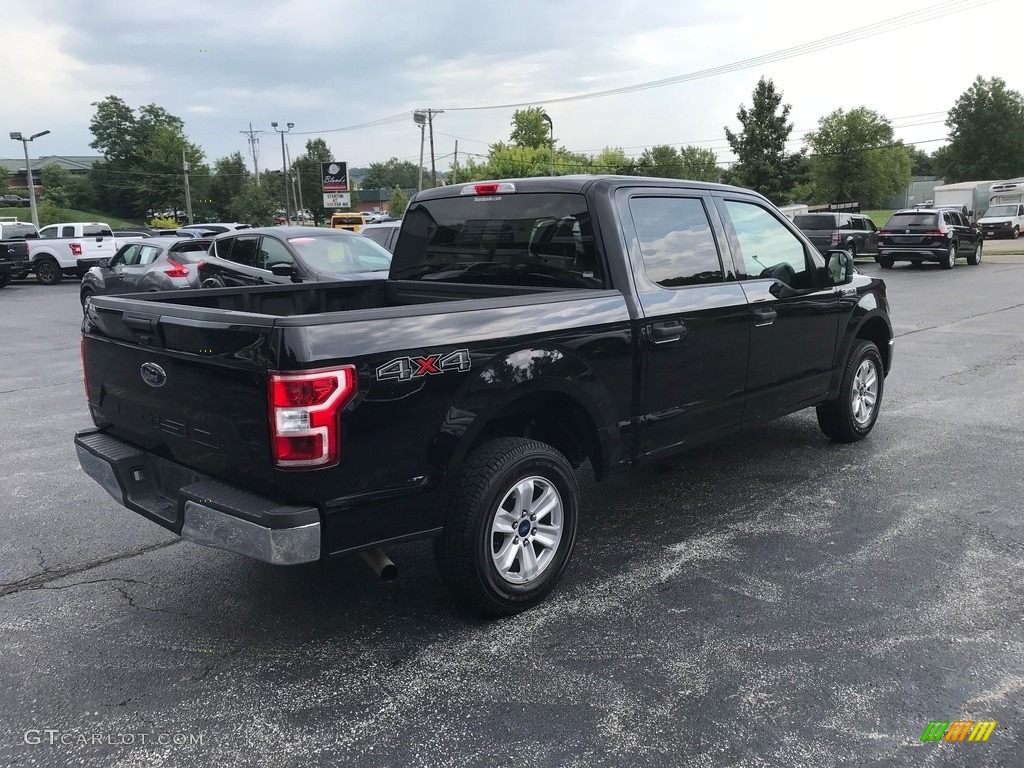 2019 F150 XLT SuperCrew 4x4 - Agate Black / Earth Gray photo #5