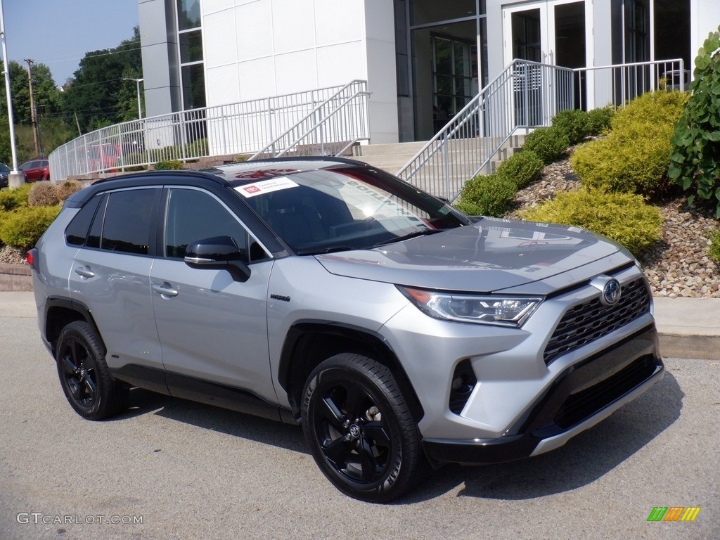 2020 RAV4 XSE AWD Hybrid - Silver Sky Metallic / Black photo #1