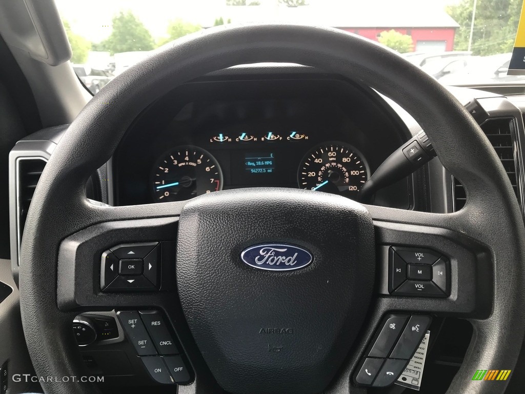 2019 F150 XLT SuperCrew 4x4 - Agate Black / Earth Gray photo #15