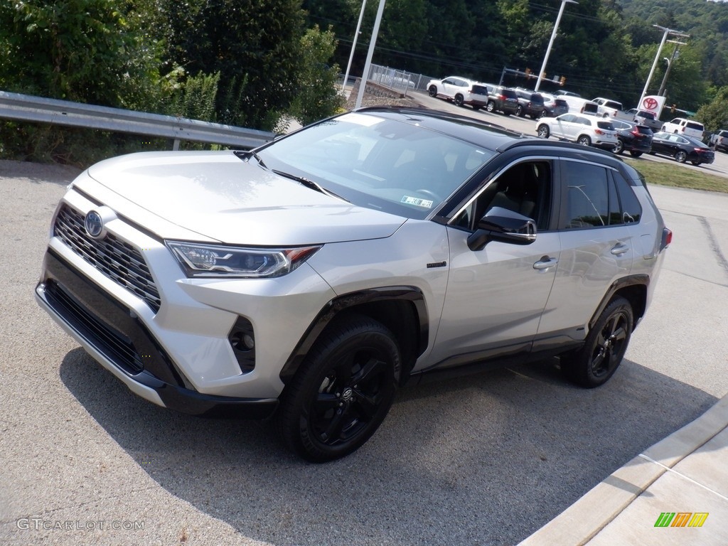 2020 RAV4 XSE AWD Hybrid - Silver Sky Metallic / Black photo #14