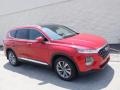 2020 Calypso Red Hyundai Santa Fe SEL AWD #146376512