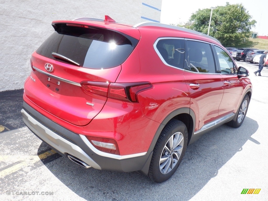 2020 Santa Fe SEL AWD - Calypso Red / Black photo #7