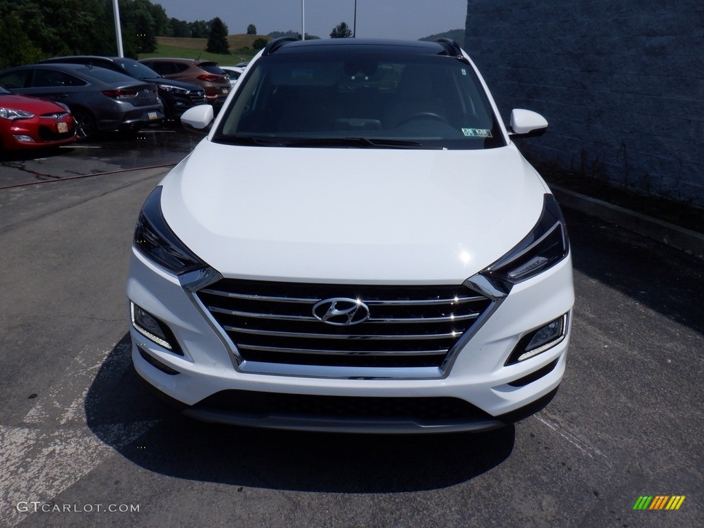 2020 Tucson Ultimate AWD - Winter White / Beige photo #3