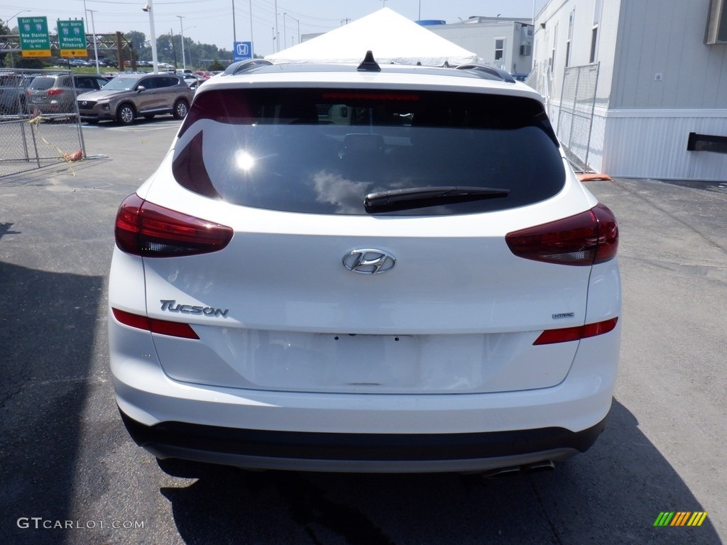 2020 Tucson Ultimate AWD - Winter White / Beige photo #7