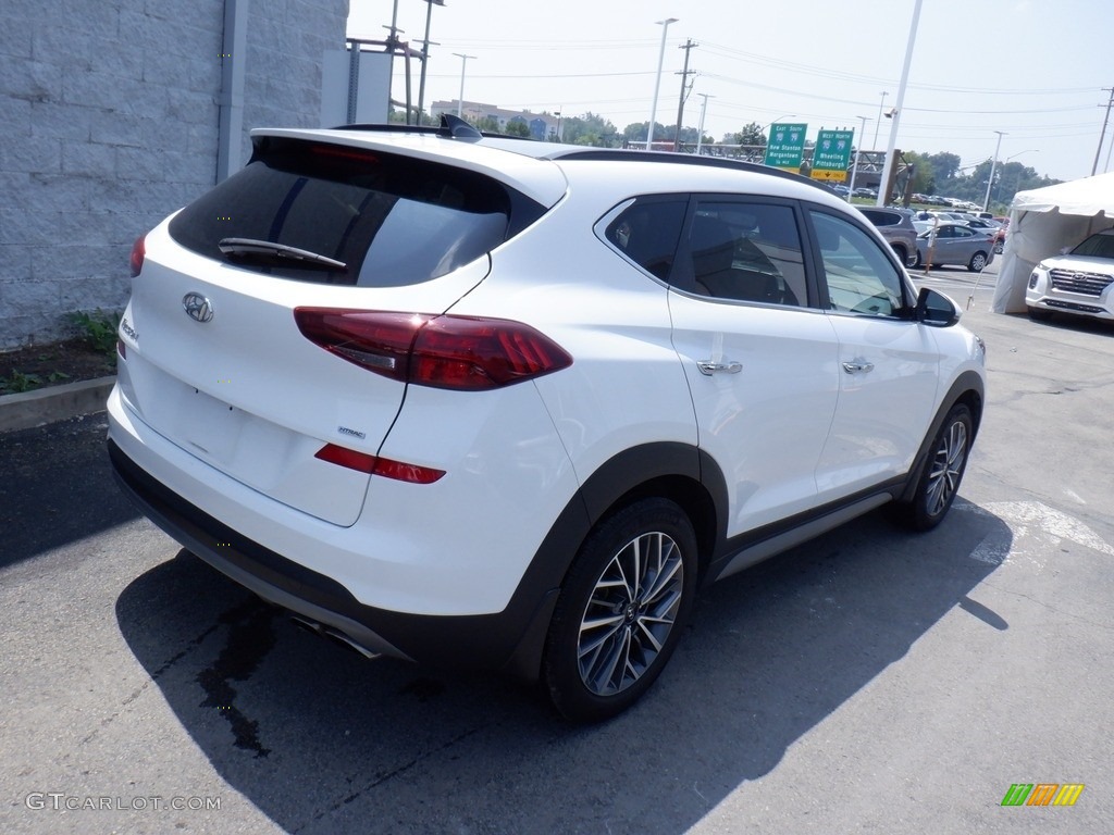 2020 Tucson Ultimate AWD - Winter White / Beige photo #8
