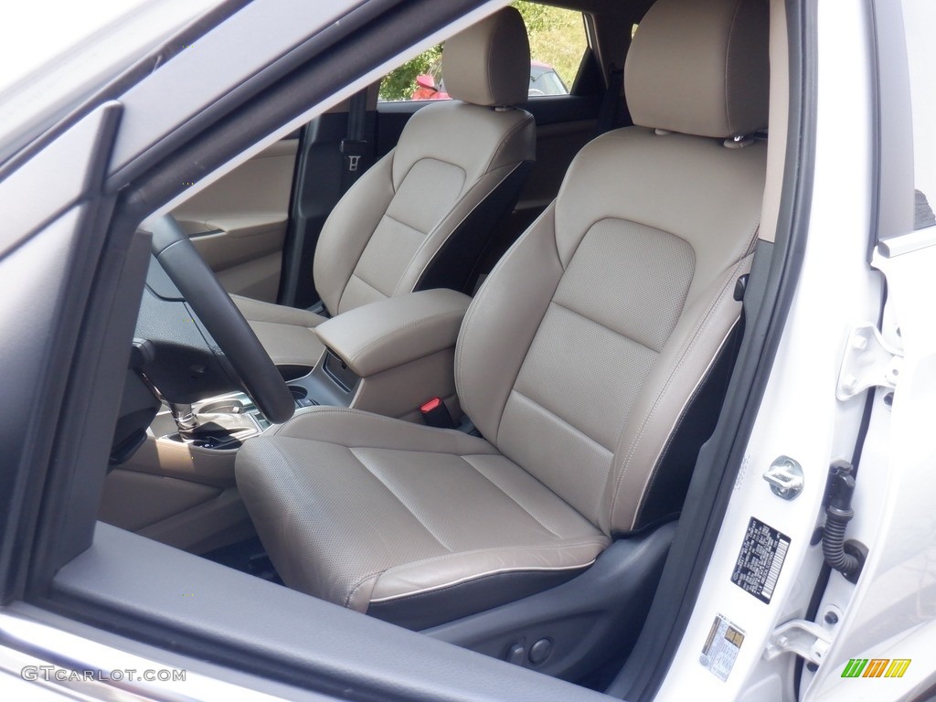 2020 Tucson Ultimate AWD - Winter White / Beige photo #13
