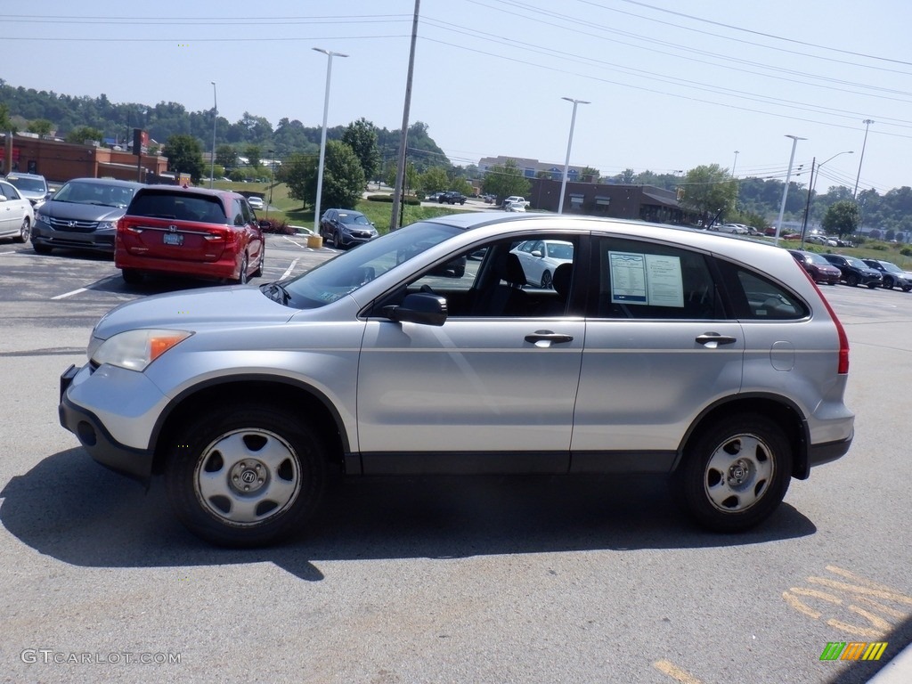 2009 CR-V LX 4WD - Alabaster Silver Metallic / Black photo #5