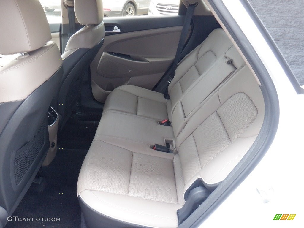 2020 Tucson Ultimate AWD - Winter White / Beige photo #34