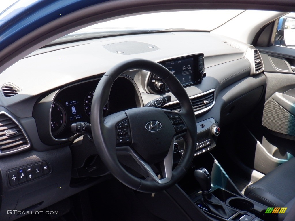 2020 Tucson Limited AWD - Aqua Blue / Black photo #12