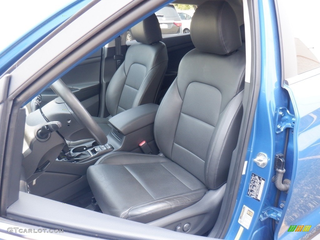 2020 Tucson Limited AWD - Aqua Blue / Black photo #14