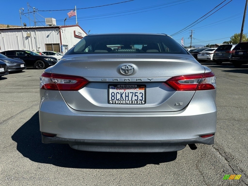 2018 Camry LE - Celestial Silver Metallic / Ash photo #5