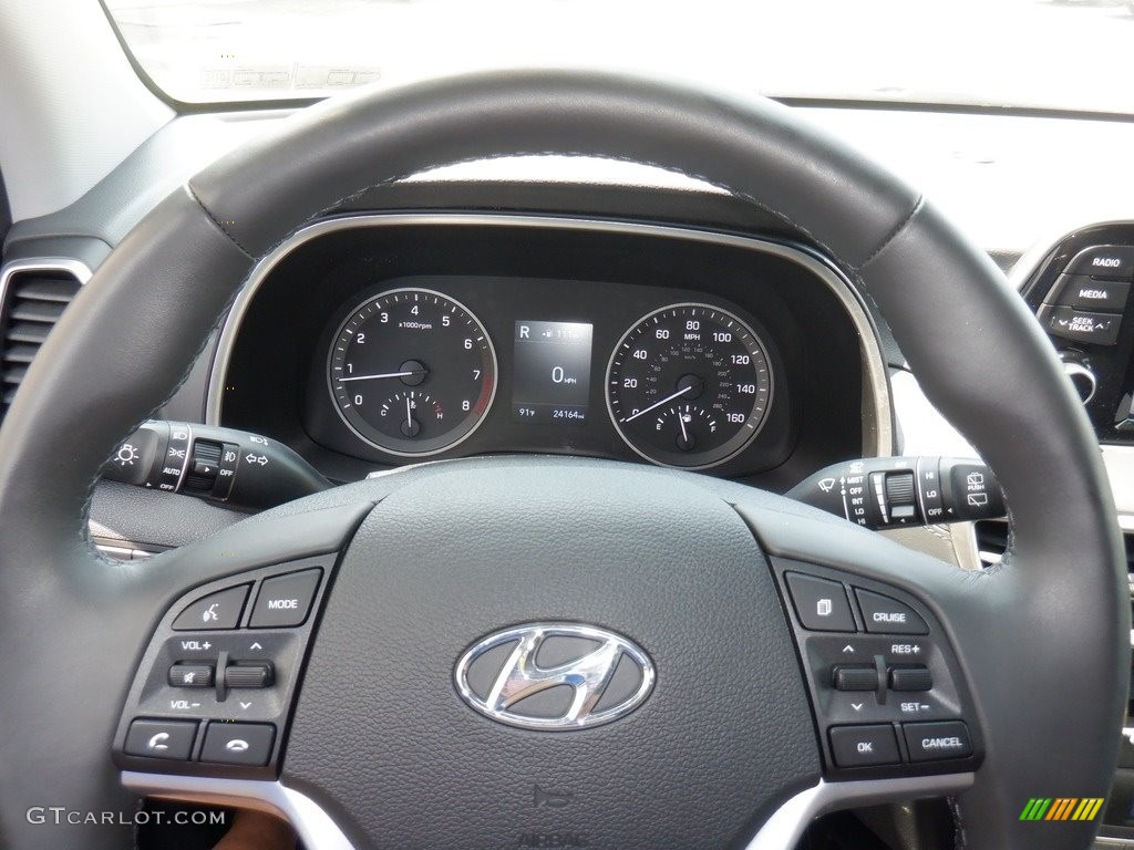 2020 Tucson Limited AWD - Aqua Blue / Black photo #37