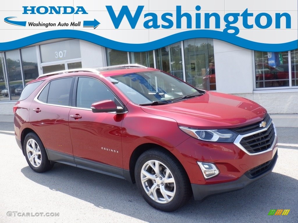 2018 Equinox LT AWD - Cajun Red Tintcoat / Medium Ash Gray photo #2