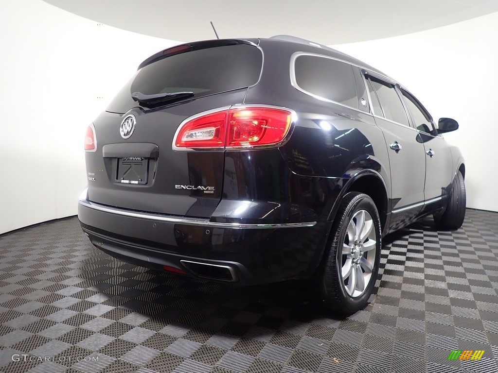 2013 Enclave Leather AWD - Carbon Black Metallic / Ebony Leather photo #21