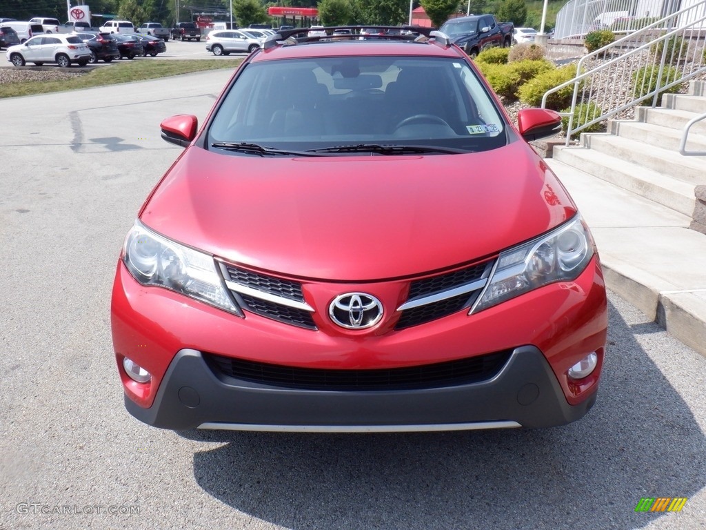 2015 RAV4 Limited AWD - Barcelona Red Metallic / Black photo #14