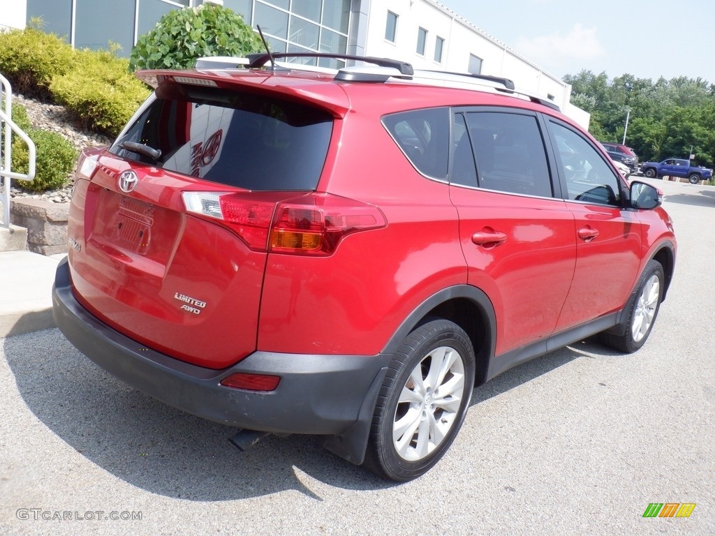 2015 RAV4 Limited AWD - Barcelona Red Metallic / Black photo #19