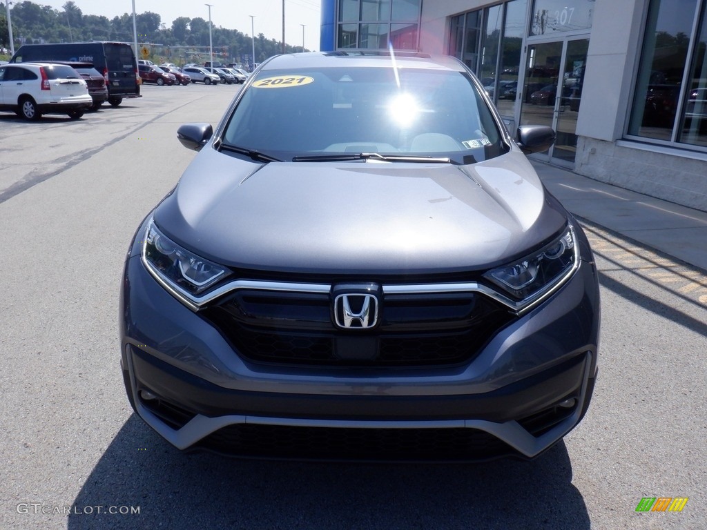 2021 CR-V EX-L AWD - Modern Steel Metallic / Black photo #5