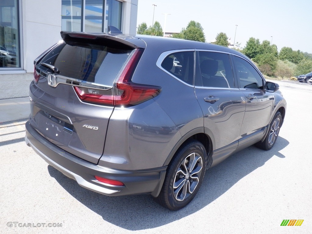 2021 CR-V EX-L AWD - Modern Steel Metallic / Black photo #10