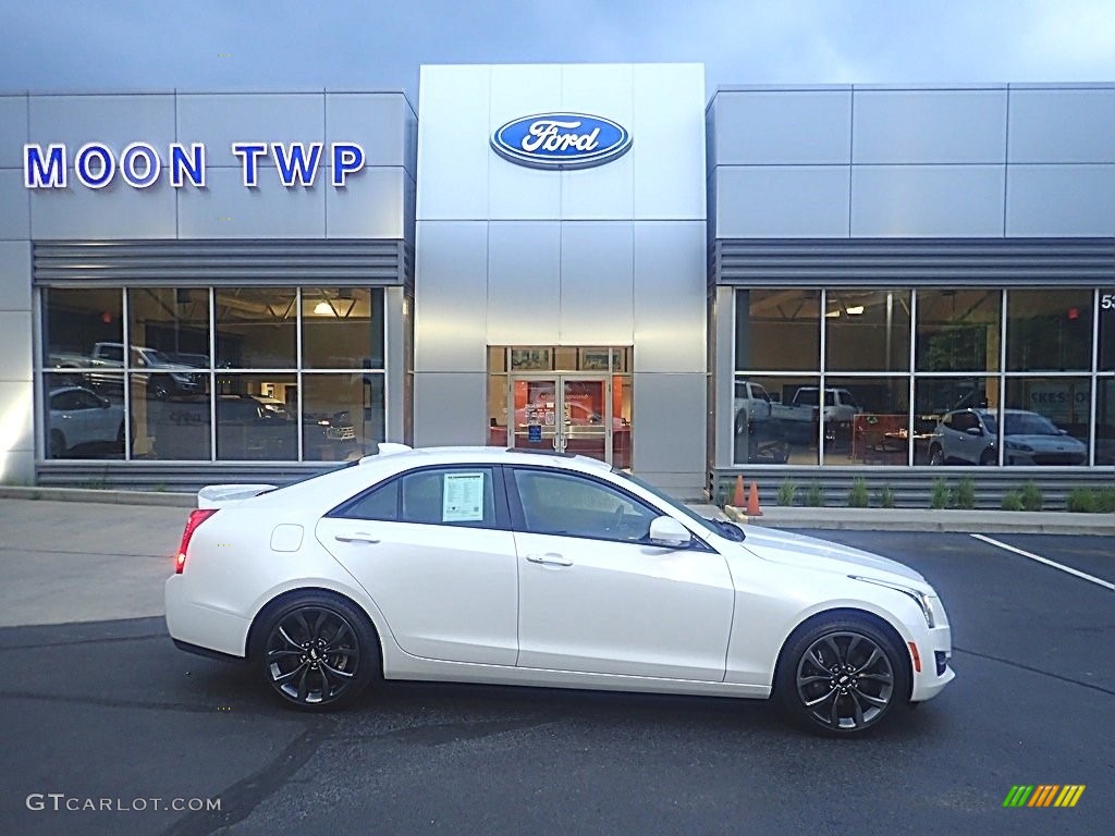 2017 ATS Luxury AWD - Crystal White Tricoat / Jet Black photo #1