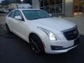 Crystal White Tricoat 2017 Cadillac ATS Luxury AWD Exterior