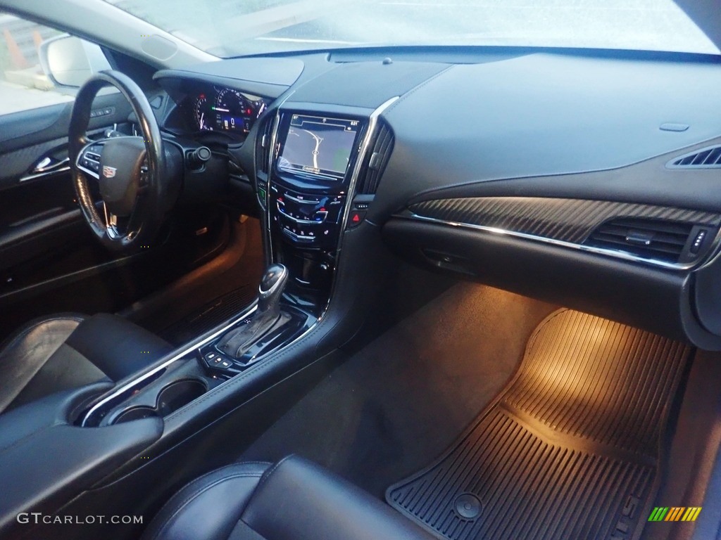 2017 ATS Luxury AWD - Crystal White Tricoat / Jet Black photo #12